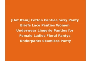 [Hot Item] Cotton Panties Sexy Panty Briefs Lace Panties Women Underwear Lingerie Panties for Female Ladies Floral Pantys Underpants Seamless Panty