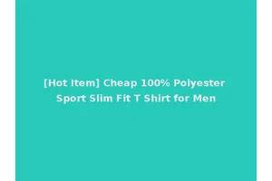 [Hot Item] Cheap 100% Polyester Sport Slim Fit T Shirt for Men