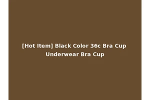 [Hot Item] Black Color 36c Bra Cup Underwear Bra Cup