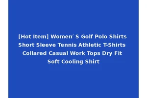 [Hot Item] Women′ S Golf Polo Shirts Short Sleeve Tennis Athletic T-Shirts Collared Casual Work Tops Dry Fit Soft Cooling Shirt