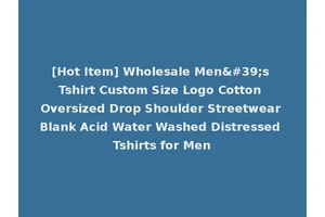 [Hot Item] Wholesale Men's Tshirt Custom Size Logo Cotton Oversized Drop Shoulder Streetwear Blank Acid Water Washed Distressed Tshirts for Men