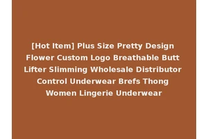 [Hot Item] Plus Size Pretty Design Flower Custom Logo Breathable Butt Lifter Slimming Wholesale Distributor Control Underwear Brefs Thong Women Lingerie Underwear