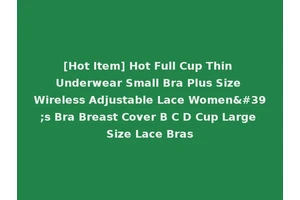 [Hot Item] Hot Full Cup Thin Underwear Small Bra Plus Size Wireless Adjustable Lace Women's Bra Breast Cover B C D Cup Large Size Lace Bras