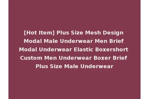[Hot Item] Plus Size Mesh Design Modal Male Underwear Men Brief Modal Underwear Elastic Boxershort Custom Men Underwear Boxer Brief Plus Size Male Underwear