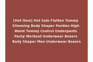 [Hot Item] Hot Sale Flatten Tummy Slimming Body Shaper Panties High Waist Tummy Control Underpants Panty Workout Underwear Boxers Body Shaper Men Underwear Boxers
