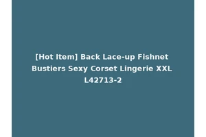 [Hot Item] Back Lace-up Fishnet Bustiers Sexy Corset Lingerie XXL L42713-2