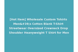 [Hot Item] Wholesale Custom Tshirts Men's Cotton Blank T-Shirt Streetwear Oversized Crewneck Drop Shoulder Heavyweight T Shirt for Men