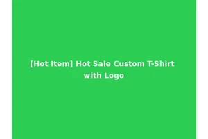 [Hot Item] Hot Sale Custom T-Shirt with Logo
