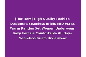 [Hot Item] High Quality Fashion Designers Seamless Briefs MID Waist Warm Panties Set Women Underwear Sexy Female Comfortable All Days Seamless Briefs Underwear