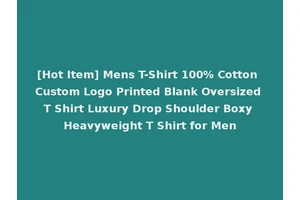 [Hot Item] Mens T-Shirt 100% Cotton Custom Logo Printed Blank Oversized T Shirt Luxury Drop Shoulder Boxy Heavyweight T Shirt for Men