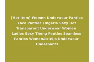 [Hot Item] Women Underwear Panties Lace Panties Lingerie Sexy Hot Transparent Underwear Women Ladies Sexy Thong Panties Seamless Panties Women's Underwear Underpants