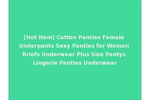 [Hot Item] Cotton Panties Female Underpants Sexy Panties for Women Briefs Underwear Plus Size Pantys Lingerie Panties Underwear