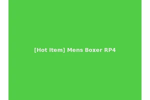 [Hot Item] Mens Boxer RP4