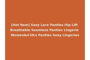 [Hot Item] Sexy Lace Panties Hip Lift Breathable Seamless Panties Lingerie Women's Panties Sexy Lingeries
