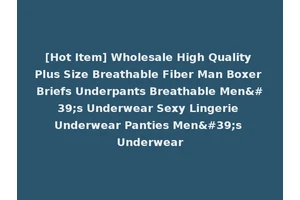 [Hot Item] Wholesale High Quality Plus Size Breathable Fiber Man Boxer Briefs Underpants Breathable Men's Underwear Sexy Lingerie Underwear Panties Men's Underwear