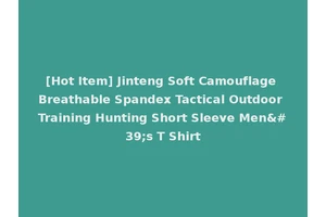 [Hot Item] Jinteng Soft Camouflage Breathable Spandex Tactical Outdoor Training Hunting Short Sleeve Men's T Shirt
