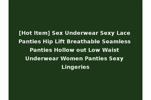 [Hot Item] Sex Underwear Sexy Lace Panties Hip Lift Breathable Seamless Panties Hollow out Low Waist Underwear Women Panties Sexy Lingeries