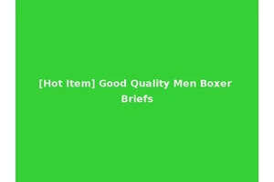 [Hot Item] Good Quality Men Boxer Briefs