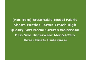 [Hot Item] Breathable Modal Fabric Shorts Panties Cotton Crotch High Quality Soft Modal Stretch Waistband Plus Size Underwear Men's Boxer Briefs Underwear