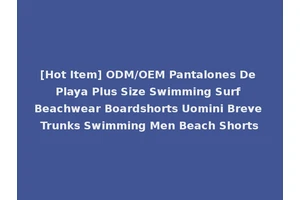 [Hot Item] ODM/OEM Pantalones De Playa Plus Size Swimming Surf Beachwear Boardshorts Uomini Breve Trunks Swimming Men Beach Shorts
