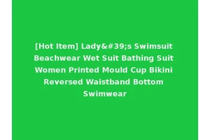 [Hot Item] Lady's Swimsuit Beachwear Wet Suit Bathing Suit Women Printed Mould Cup Bikini Reversed Waistband Bottom Swimwear