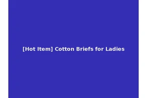 [Hot Item] Cotton Briefs for Ladies