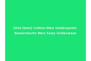 [Hot Item] Cotton Men Underpants Boxershorts Men Sexy Underwear