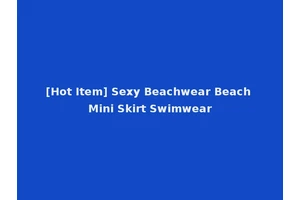 [Hot Item] Sexy Beachwear Beach Mini Skirt Swimwear