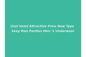 [Hot Item] Attractive Price New Type Sexy Man Panties Men′ S Underwear