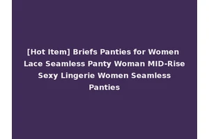 [Hot Item] Briefs Panties for Women Lace Seamless Panty Woman MID-Rise Sexy Lingerie Women Seamless Panties