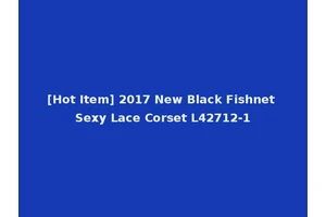 [Hot Item] 2017 New Black Fishnet Sexy Lace Corset L42712-1