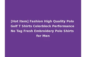 [Hot Item] Fashion High Quality Polo Golf T Shirts Colorblock Performance No Tag Fresh Embroidery Polo Shirts for Men
