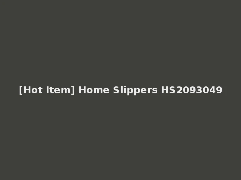 [Hot Item] Home Slippers HS2093049