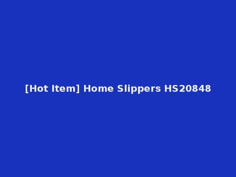 [Hot Item] Home Slippers HS20848