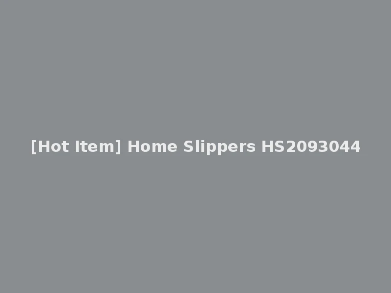 [Hot Item] Home Slippers HS2093044