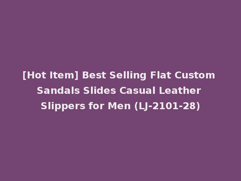 [Hot Item] Best Selling Flat Custom Sandals Slides Casual Leather Slippers for Men (LJ-2101-28)