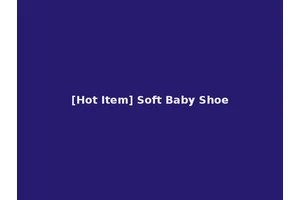 [Hot Item] Soft Baby Shoe