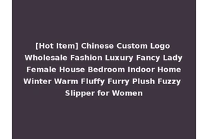 [Hot Item] Chinese Custom Logo Wholesale Fashion Luxury Fancy Lady Female House Bedroom Indoor Home Winter Warm Fluffy Furry Plush Fuzzy Slipper for Women