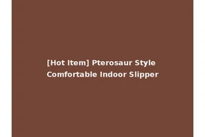 [Hot Item] Pterosaur Style Comfortable Indoor Slipper