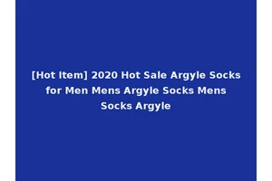 [Hot Item] 2020 Hot Sale Argyle Socks for Men Mens Argyle Socks Mens Socks Argyle