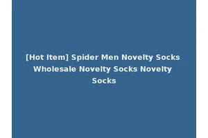 [Hot Item] Spider Men Novelty Socks Wholesale Novelty Socks Novelty Socks