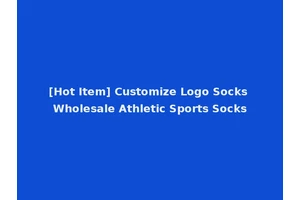 [Hot Item] Customize Logo Socks Wholesale Athletic Sports Socks