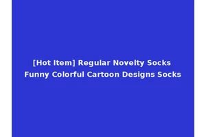 [Hot Item] Regular Novelty Socks Funny Colorful Cartoon Designs Socks