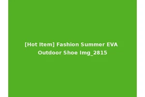 [Hot Item] Fashion Summer EVA Outdoor Shoe Img_2815