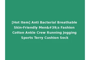 [Hot Item] Anti Bacterial Breathable Skin-Friendly Men's Fashion Cotton Ankle Crew Running Jogging Sports Terry Cushion Sock