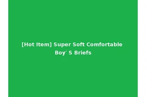 [Hot Item] Super Soft Comfortable Boy′ S Briefs