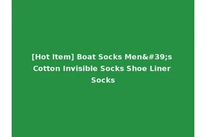 [Hot Item] Boat Socks Men's Cotton Invisible Socks Shoe Liner Socks