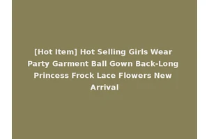 [Hot Item] Hot Selling Girls Wear Party Garment Ball Gown Back-Long Princess Frock Lace Flowers New Arrival