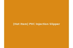 [Hot Item] PVC Injection Slipper