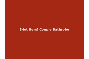 [Hot Item] Couple Bathrobe